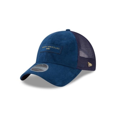 Memphis Grizzlies Gorra | New Era NBA Trucker 9twenty Adjustable Cap Mexico - Azules